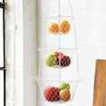 Gong Kitchen Hanging Fruit Basket 3 Tier Hanging Fruit Basket Heavy