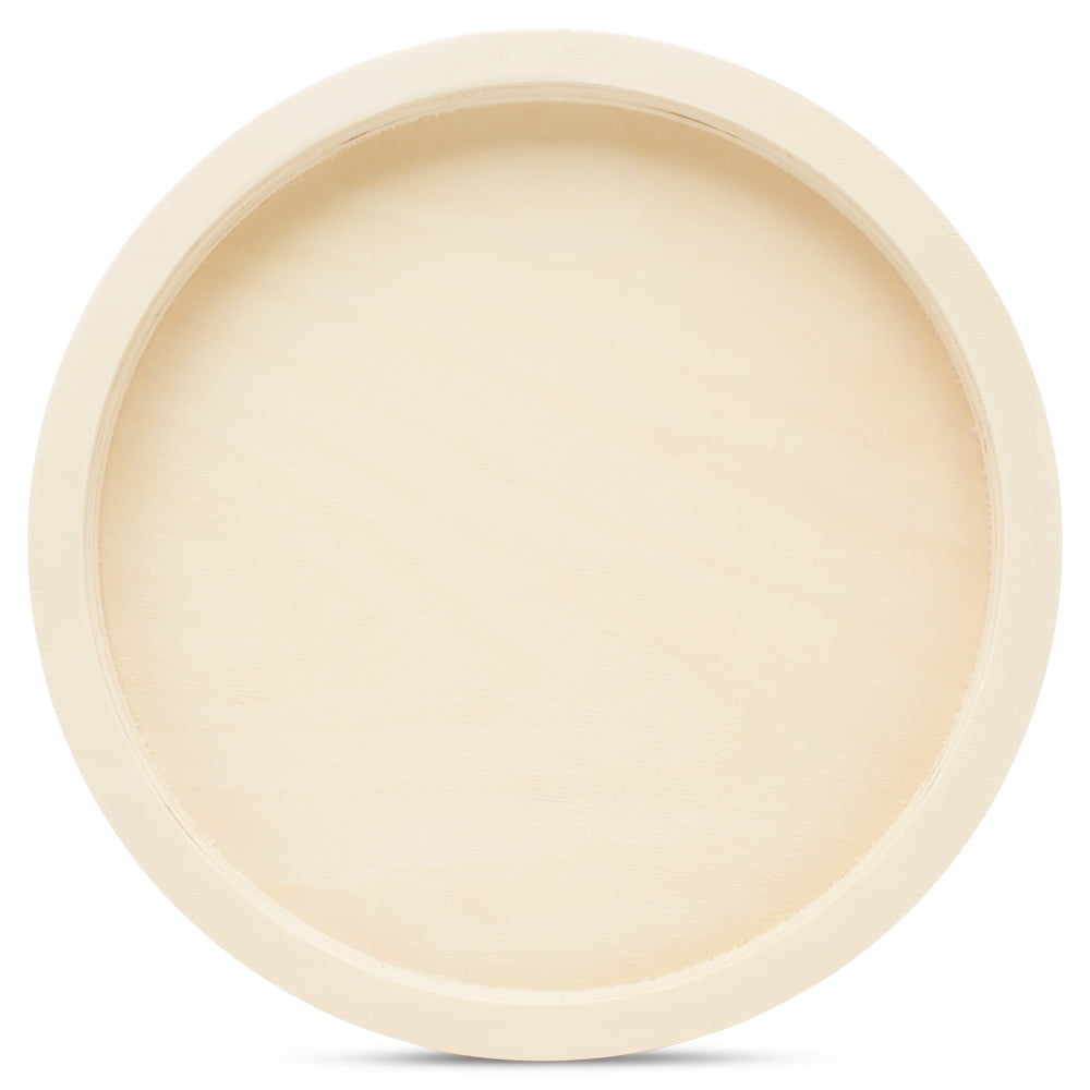 Circle Wood Panels for Painting 14 inch Diameter, Pack of 10 Round