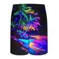 thumbnail image 6 of ZCFZJW Mens Swim Trunks with Compression Liner Tropical Palm Tree Printed Summer Board Shorts 2 in 1 Quick Dry Beach Swimwear Bathing Suits for Men Multicolor#01 S, 6 of 9