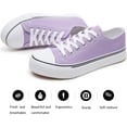 thumbnail image 2 of Zapatillas de lona FRACORA blancas para mujer y hombre moradas US9.5, 2 of 6