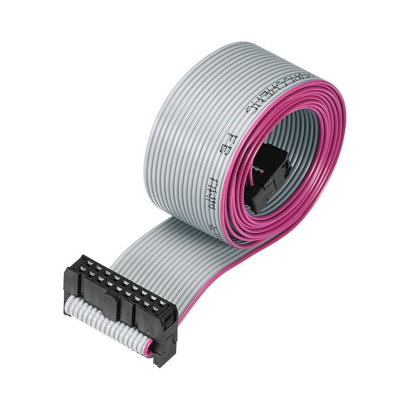 IDC Wire Flat Ribbon Cable FC/FC Connector A-type 30Pins 2.54mm Pitch 30cm Length