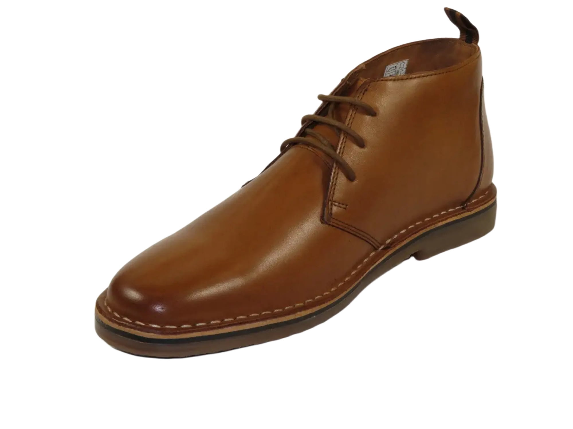 Excellent Condition Steve Madden Harros Tan Leather Boot Men\'s Size 13M Steve Madden Harken Boot Cognac – 2BigFeet main image 4