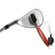 thumbnail image 2 of Eigraketly Cepillo de limpieza de ranuras para palos de Golf, cepillo de acero de nailon para limpieza de suela de zapato de bola de cuña Golf rojo 20 centímetros Eigraketly OD2581-01B, 2 of 6