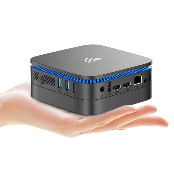 (Open Box) KAMRUI Mini PCs, Intel Alder Lake-N95, 16GB, 512GB SSD, Black