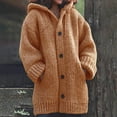 thumbnail image 3 of BOOMILK Sweater Jacket for Women Plus Size Fall Winter Thick Solid Knit Mid Length Coat, 3 of 3