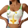 thumbnail image 2 of Lsque Pikmin Printed Women'S Sports Bra, Compression, Moisture Wicking, High-Impact Sports Bra For Women,Supportive sports bra-Large, 2 of 9