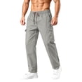 thumbnail image 2 of Men's Stretch Taper Leg Regular Fit Casual Cargo Pants, 2 of 4