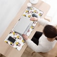 thumbnail image 3 of Long Mouse Pads for Desk,White Cow Engineer Pattern Desk Mats on Top Of Desks, Desk Mouse Pad Extra Large with 3mm Non-Slip Base and Stitched Edge for Gaming,Office,Work,Home 31.5"x11.8", 3 of 6