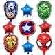 thumbnail image 1 of Paquete de 9 Globos de Lámina de Mylar para Fiesta de Cumpleaños de Superhéroe, Suministro TOPTAMP TOPTAMP, 1 of 2