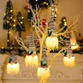 thumbnail image 2 of 1pc Christmas Forest Man With Lights Christmas Tree Luminous Plush Doll Pendant, 2 of 5