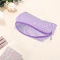 thumbnail image 3 of Unique Bargains 1 Pc Lady Portable Rectangle Makeup Bag for Vacation Purple Polyester, 3 of 6