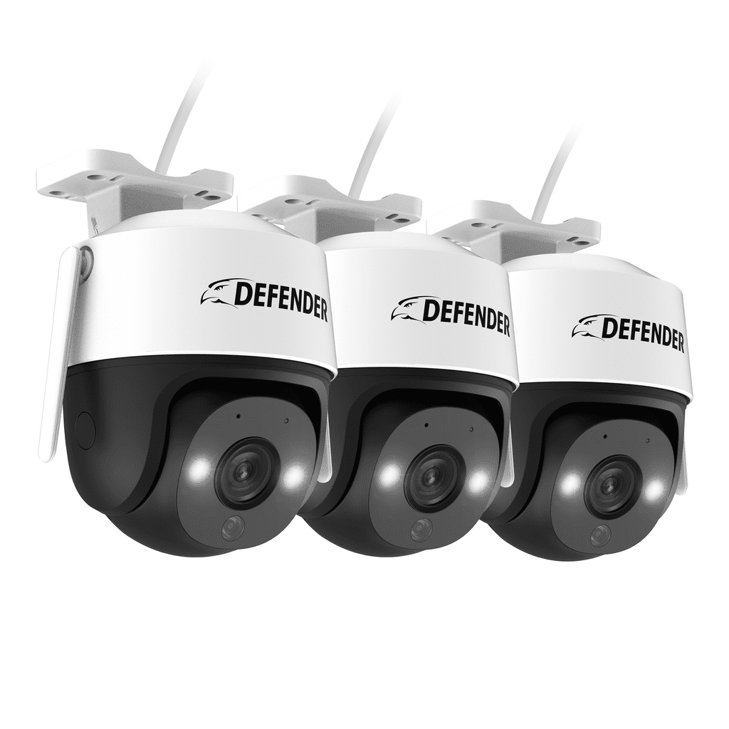 Guard Pro PTZ 2K QHD WiFi PlugIn Power Security Camera, Motion