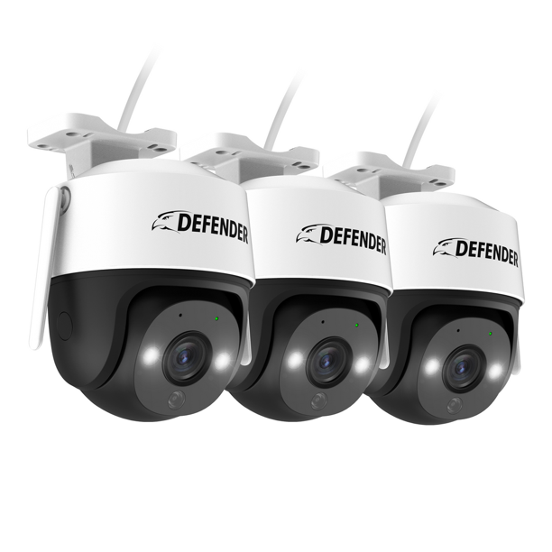 Guard Pro PTZ 2K QHD WiFi PlugIn Power Security Camera, Motion