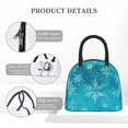 thumbnail image 4 of Balery Christmas Snow Bolsa de Almuerzo para Mujeres, Caja de Almuerzo, Bolsa de Almuerzo Pequeña Impermeable, Tote de Almuerzo Reutilizable con Gran Capacidad, 4 of 6