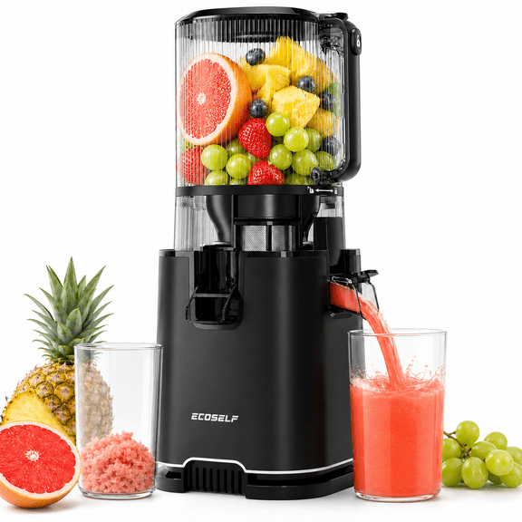Aeitto Cold Press Juicer, 5.9" Extra Wide Feed Chute, Powerful AC Brushless Motor,Juicer Machines with BPA-Free