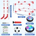 thumbnail image 5 of Hover Soccer Ball Set, Hover Hockey Set for Kids, Air Floating Soccer Toys Hockey Ball with Led Light, Indoor Outdoor Sports Toys & Games, Christmas Birthday Gifts for 3-12 Years Boy Girl, 5 of 7