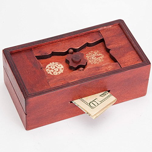 Bits and Pieces Japanese Secret Puzzle Box Brainteaser Wooden