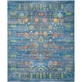 thumbnail image 2 of SAFAVIEH Valencia Grigor Traditional Polyester Area Rug, Blue/Multi, 2' x 3', 2 of 6