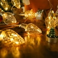 thumbnail image 4 of NWOKYZGH Pinecone String Lights Battery Operated Fairy String Lights Indoor Outdoor Holiday Wedding Christmas New Year Party Decorations, 4 of 6