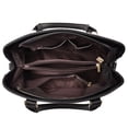 thumbnail image 5 of Women Leather Handbag Shoulder Bag Ladies Purse Tote Messenger Satchel CrossbodyRed wine colour, 5 of 5