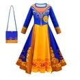 thumbnail image 1 of Disfraz De Niña Disney Mira Royal Detective Vestido Princesa Niños Niño Cumpleaños Fiesta De Halloween Vestidos De Fantasía De Cosplay + Cloak, 1 of 4