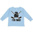 thumbnail image 3 of Inktastic 2nd Birthday Ice Hockey Sports Party Boys Boys Long Sleeve Toddler T-Shirt, 3 of 5