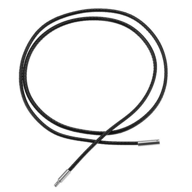 Collar para hombre en cera y acero inoxidable - Regalo para Navidad o San Valentín