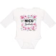 thumbnail image 3 of Inktastic NICU Graduate-Flowers Boys or Girls Long Sleeve Baby Bodysuit, 3 of 5