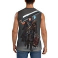 thumbnail image 3 of Mens Berserk Tank Top Summer Sleeveless Shirts for Men Quick Dry Gym Workout T Shirts Men's Athletic Tank Tops, 3 of 7