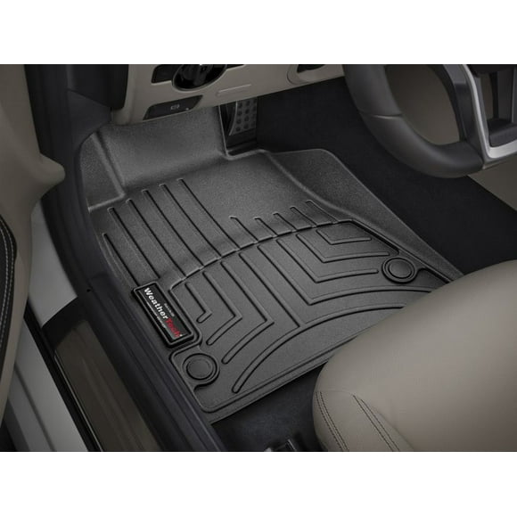 Weathertech Floor Liner 4417401V FloorLiner; Molded Fit; Black; Thermoplastic Polyolefin TPO; 2 Piece