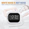 thumbnail image 2 of Cateissary Reloj despertador recargable con ruido blanco para estudiantes, nunca te pierdas clase, almohada vibradora para la cama, función de Electrodomésticos, 2 of 3