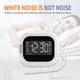 thumbnail image 2 of Cateissary Reloj despertador recargable con ruido blanco para estudiantes, nunca te pierdas clase, almohada vibradora para la cama, función de Electrodomésticos, 2 of 3