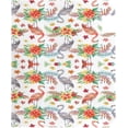 thumbnail image 3 of GZHJMY Tropical Hibiscus Flowers Flamingo Birds Magnetic Mailbox Cover Standard Size Mailbox Wraps MailWraps Post Letter Box Cover Garden Yard 21" x 18" Home Decor, 3 of 5
