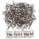 thumbnail image 2 of Eslabón giratorio de pesca Rodamiento de barril de pesca 100pcs Conector giratorio de anillo sólido giratorio Snap 5, 2 of 8
