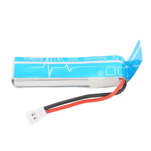 Batería De Litio De Repuesto, Fácil De Instalar Batería De Litio De Helicóptero RC 3.7V 520mAh Potencia Fuerte Iones De Litio De Larga Duración Para Mantenimiento