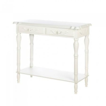 Carved White Hallway Table Carved White Hallway Table