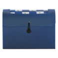 thumbnail image 5 of Smead Step Index Organizer 12 pockets w/Cord Navy Blue Letter (70902), 5 of 6