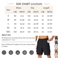 thumbnail image 2 of Domzle Men's Golf Shorts Stretch Dress Quick Dry Casual Flat Front Elastic Waist Shorts for Men with Pockets Light Gray S, 2 of 3