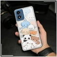 thumbnail image 4 of KBS-Phone Case For MOTO G Play 2024/4G/5G, TPU Soft case Anti-knock Waterproof Cute Shockproof Back Cover Phone Pouch Animals Graffiti Protective Durable Fashion Design Full wrap Cartoon, 4 of 9