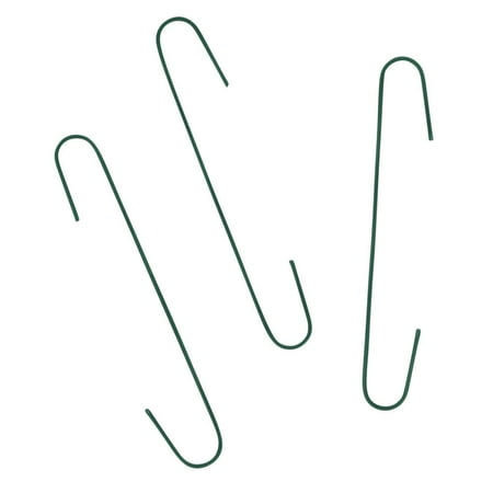 - Set of 50 Green Hooks for Attaching Christmas Ornaments 2.5 Inches