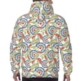 thumbnail image 7 of Salouo Paisley Floral 5 Pattern Men's Fall Hoodie Sweatshirt,Sport Hoodie with Pockets for Men Pullover Casual Hooded Sweatshirt-3X-Large, 7 of 7