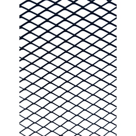 Universal Car Grill Mesh Aluminum Alloy Automotive Grille Insert Bumper Rhombic Hole 10mmx20mm