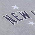 thumbnail image 3 of Women's Mitchell & Ness Heather Gray New York Yankees Pep Rally Cropped Boxy T-Shirt, 3 of 7