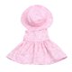 thumbnail image 2 of Hermoso patrón de y sombrero redondo Ropa de verano para muñeca americana de 18 pulgadas Sunnimix Falda de Muñeca con Sombrero, 2 of 5