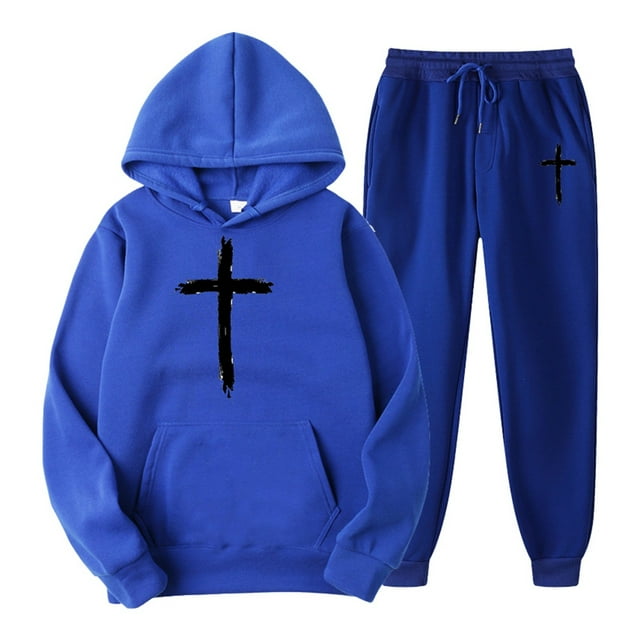 Ensemble de Course Décontracté à Capuche 2 Pcs pour Hommes, Optimisé pour la Performance sur Piste et Terrain, Catégorie et Titre de Produits pour Hommes