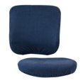 thumbnail image 4 of serony Removable Stretch Soft Slipcover Office Computer Office Desk Chair Chair Covers Dark Chair Cover Stretch Blue, 4 of 9
