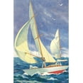 thumbnail image 2 of Art.com Fore-Deck Man, Yacht Racing Art Print, 12" x 18", 2 of 4