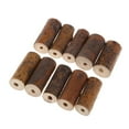 thumbnail image 5 of HOMYL 2x10 Pieces Natural Wood Log Slices Tubes Beads Crafts DIY Rustic Decorations, 5 of 8