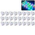 thumbnail image 1 of TQEHS 24 velas LED con forma de corazón que funcionan con pilas, velas de té LED sin llama, velas eléctricas para bodas, cumpleaños, bodas, San Valentín, Z6W9, 1 of 6