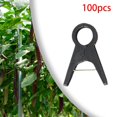 thumbnail image 1 of 100 piezas Clips para plantas de jardín perfecl negro, 1 of 8